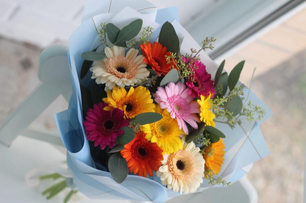 Букет цветов из: Герберы в Шум Ленинградская область