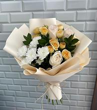 Букет цветов из:  Розы и Хризантемы в Шум Ленинградская область