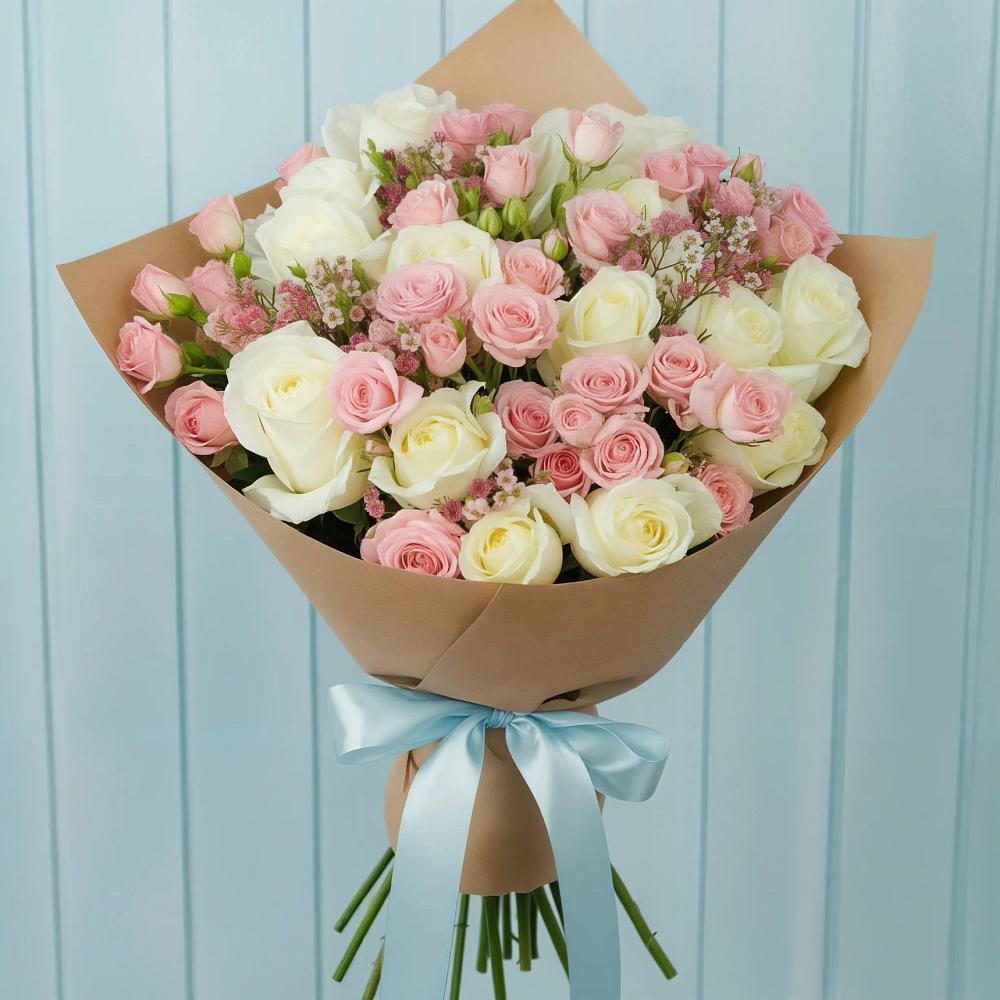 Букет цветов из: Розы в Шум Ленинградская область