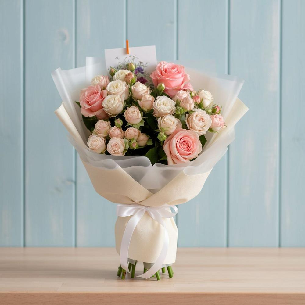 Букет цветов из: Розы в Шум Ленинградская область