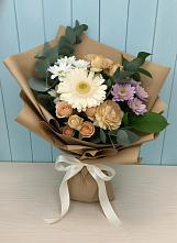 Букет цветов из:  Герберы и Хризантемы #REPLACE_PRED# Шум Ленинградская область