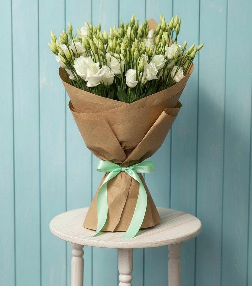 Букет цветов из: Лизиантусы в Шум Ленинградская область