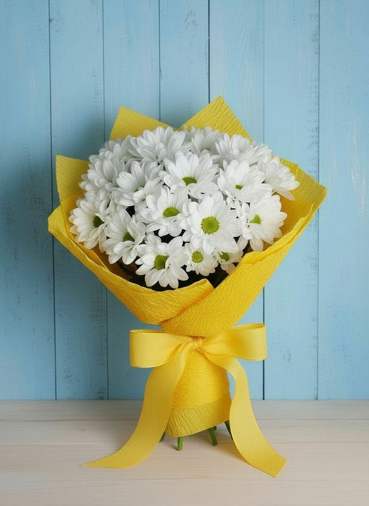 Букет цветов из: Хризантемы в Шум Ленинградская область