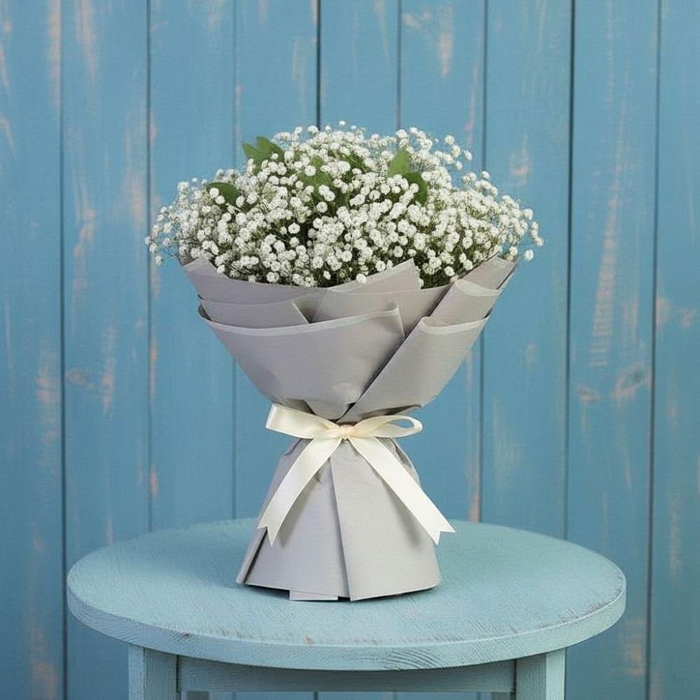 Букет цветов из: Гипсофила в Шум Ленинградская область