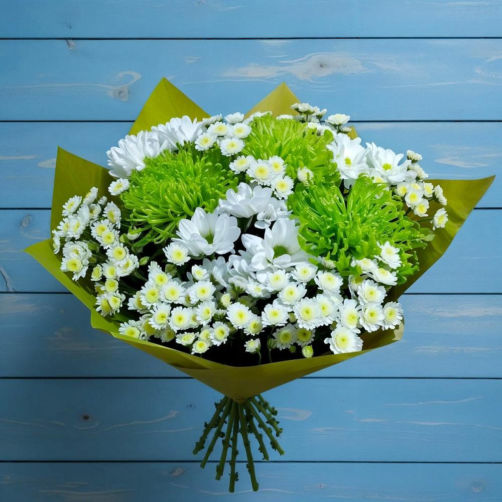 Букет цветов из: Хризантемы в Шум Ленинградская область