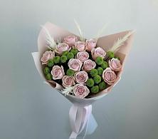 Букет цветов из:  Розы и Хризантемы #REPLACE_PRED# Шум Ленинградская область