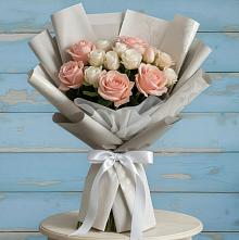 Букет цветов из:  Розы #REPLACE_PRED# Шум Ленинградская область