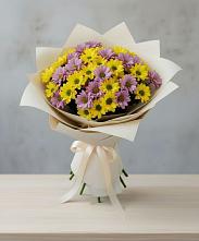 Букет цветов из:  Хризантемы в Шум Ленинградская область