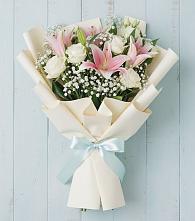 Букет цветов из:  Лилии в Шум Ленинградская область